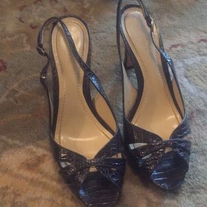 🔥Ann Taylor “Natalie” Platform Slingback Sandals